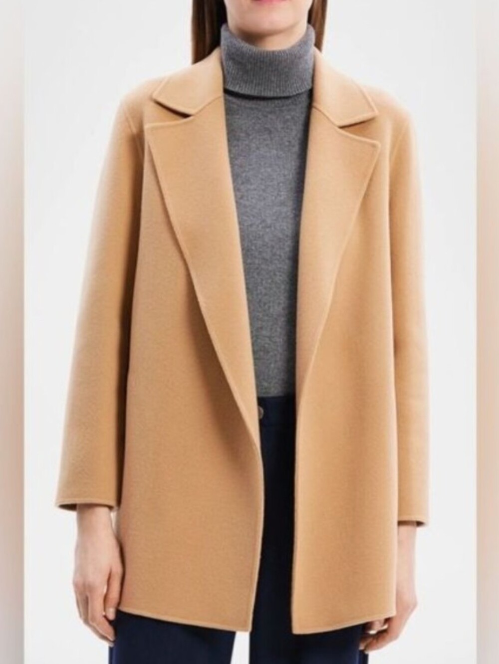 Theory Sileena Winsome Cashmere Blend Cardigan Jacket - Picture 2 of 5
